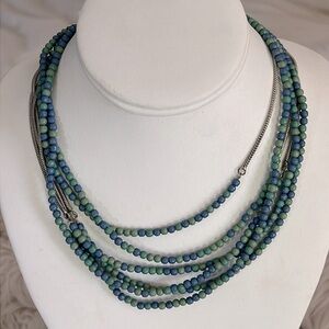 3-Strand Beaded Necklace